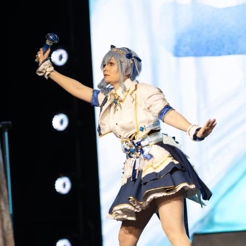 Hoshimachi Suisei from Hololive
Cosplayer: Hanah FCRP
https://www.instagram.com/hanah_fcrp/