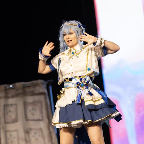 Hoshimachi Suisei from Hololive
Cosplayer: Hanah FCRP
https://www.instagram.com/hanah_fcrp/